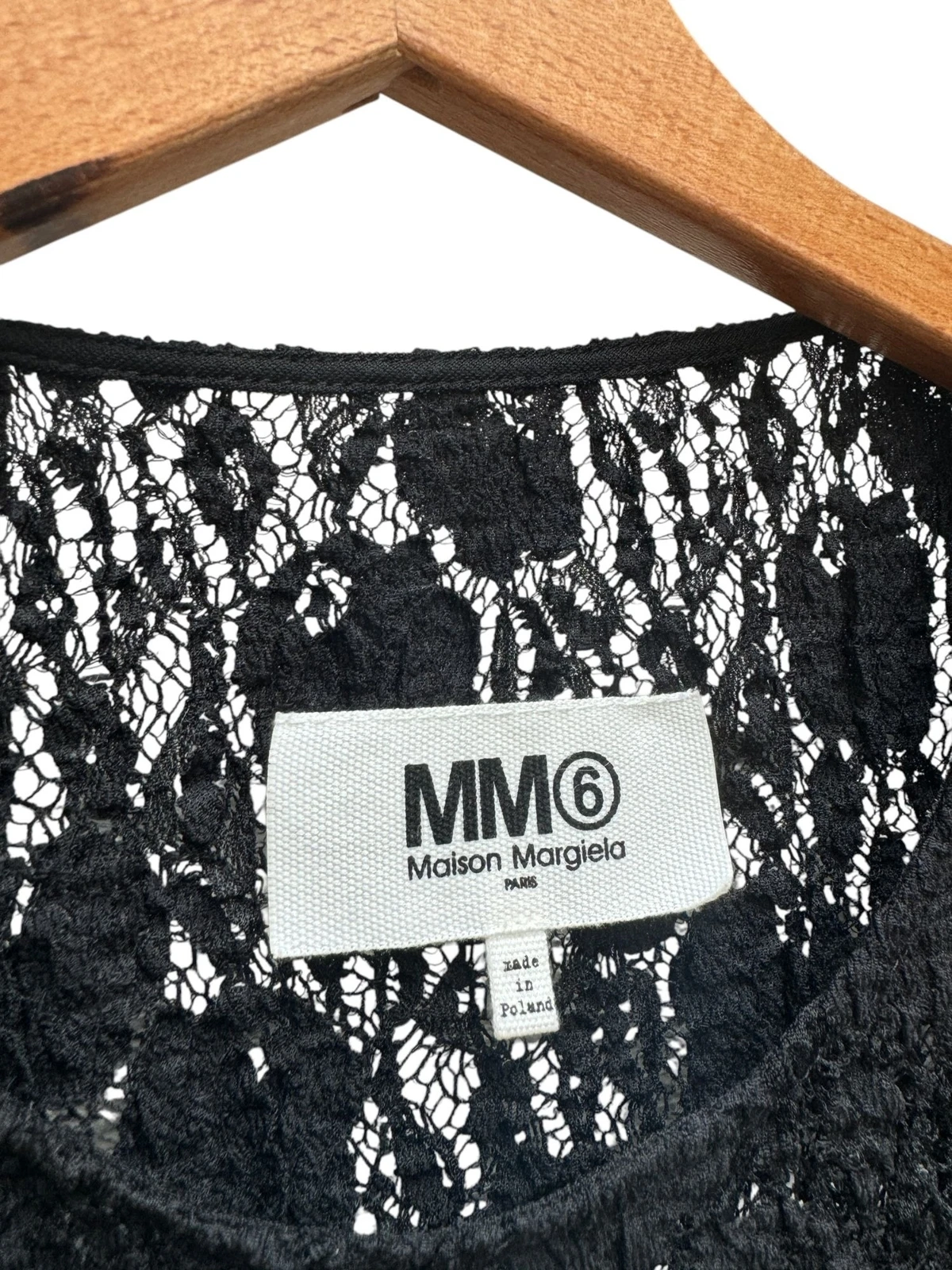 MAISON MARGIELA Abito Maison Martin Margiela nero con lacci taglia XS extra small