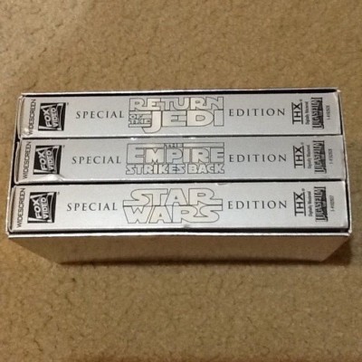 STAR WARS SPECIAL EDITION WIDESCREEN TRILOGY VHS TAPES 3080792609831 | eBay