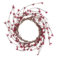 Package of 4 Burgundy Pip Berry 7" Diam. Rings / Small Wreaths