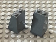 2 x LEGO DkStone slope bricks ref 3684c set 76139 70912 79007 70728 75151 75251
