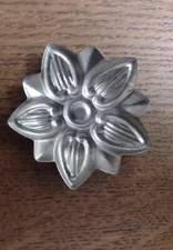 NEW STEEL METAL FLOWER ROSETTE ORNAMENT STEAMER TRUNK HARDWARE PARTS