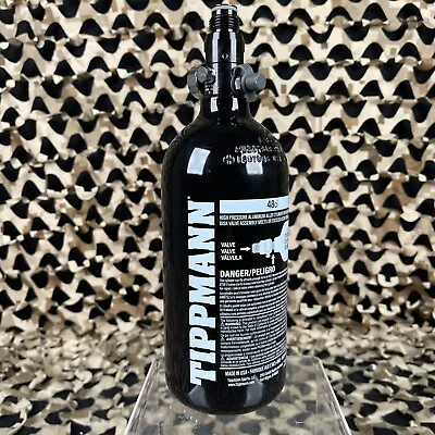 NEW Tippmann 48/3000 Flat Bottom Aluminum Compressed Air Tank - Black (OLD HYDRO