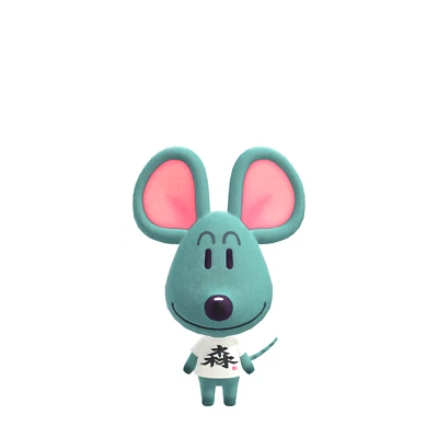 MARKENLOS #060 Mini Amiibo Karte für Animal Crossing Samson Nintendo Switch