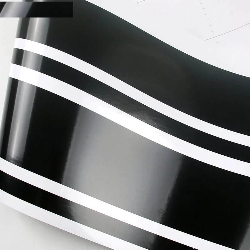 Calcomanía de vinilo personalizada capó deportivo carreras rally rayas para Audi A3 A4 A5 S5 RS5 A6 Foto 4 de 4