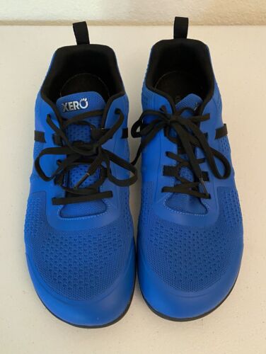 Mens XERO Prio Perform Blue Barefoot Minimalist Running Shoes Size 12.5 - Picture 1 of 7