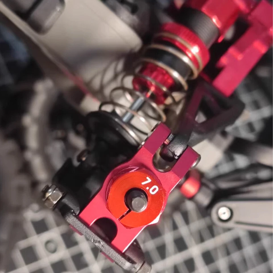 4x RC Radmitnehmer 5/6/7mm Sechskant Radnabe Spurverbreiterung für Traxxas usw - Bild 4 von 4