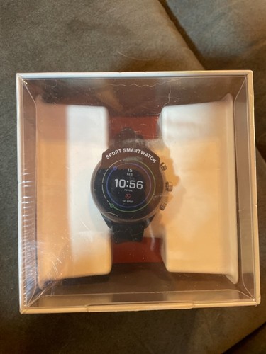 New Fossil Sport Smartwatch Model DW9F1 41mm Black: GPS, Heart Rate,  Bluetooth | eBay