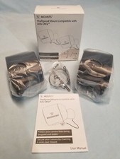 Wasserstein Theftproof Mount for Arlo Ultra/Ultra 2, Pro 3/4, Black, 2 Pack 