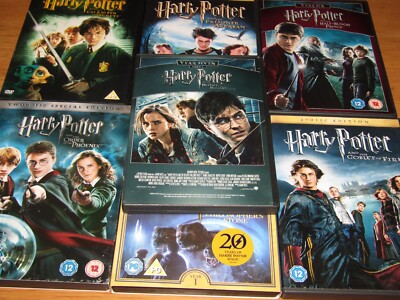 Harry Potter Complete Set DVD-Full Set Of Movies Years  UK