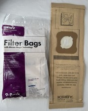 9pk Kirby Genuine Micron Magic Vacuum Bags for Models G4  G5 197394