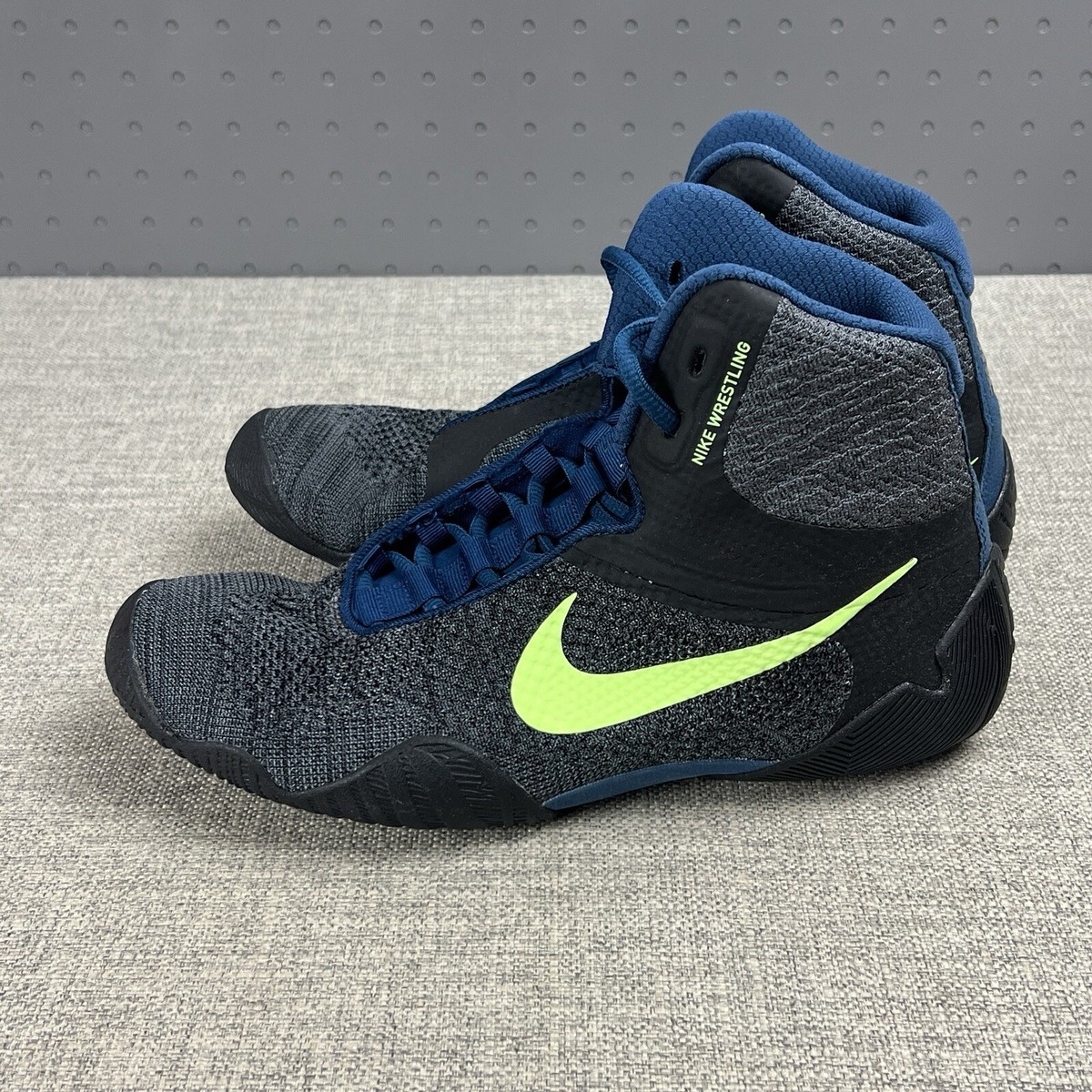 Brand new Nike Tawa Wrestling Shoe Boxing Anthracite CI2952-004 Men Size 9 Nike Tawa Wrestling Shoes Blue Black Anthracite CI2952-004  main image 4