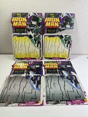 Toy Biz 1995 Marvel Comics Iron Man Action Figure Card back Cardboard ...