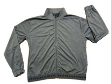 Women's UNDER ARMOUR HeatGear Full Zip JACKET Size M Loose Heathered Gray Z22