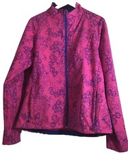 GP Women  s Athleisure Mediumweight Jacket Pink Blue Plus Sz XXL Outdoors