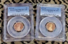 1979-S Type 1 & 2 Lincoln RED 1c Cents PROOF Coin Set PCGS PR69RD DCAM Penny Lot