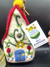 Wild Woolies, Handmade, Alpine Felt Bird House