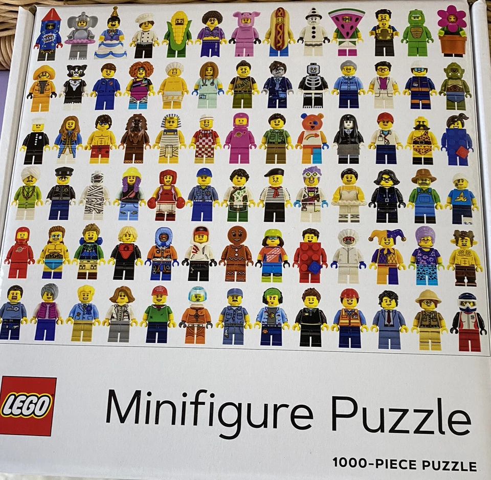 LEGO Minifigure 1000 Piece Puzzle 24x20 * 2020 LEGO Character Puzzle NIB - Image 2 of 3