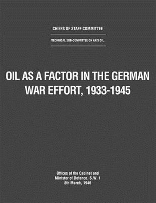 Öl als Faktor der deutschen Kriegsanstrengungen, 1933-1945, wie neu gebraucht, portofrei...