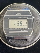 Vintage Timex K Cell Digital Quartz Watch 1970s Running Calendar 