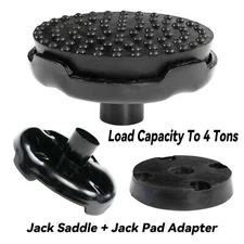 Floor Jack Saddle Rubber Pad Point Fit 4 Tons Jacks Adapter Lifting Protector /