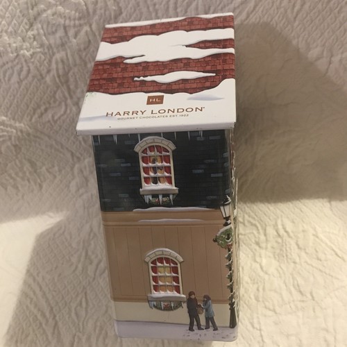 Harry London Chocolate Shop Weihnachtsdorf Dose Sammler leer 3-D strukturiert - Bild 5 von 8
