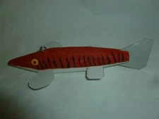  7 Inch Wood w/ Metal Fins Jim Dorrance 2003 Decoy Detroit Lakes, MN  Lot 4-201