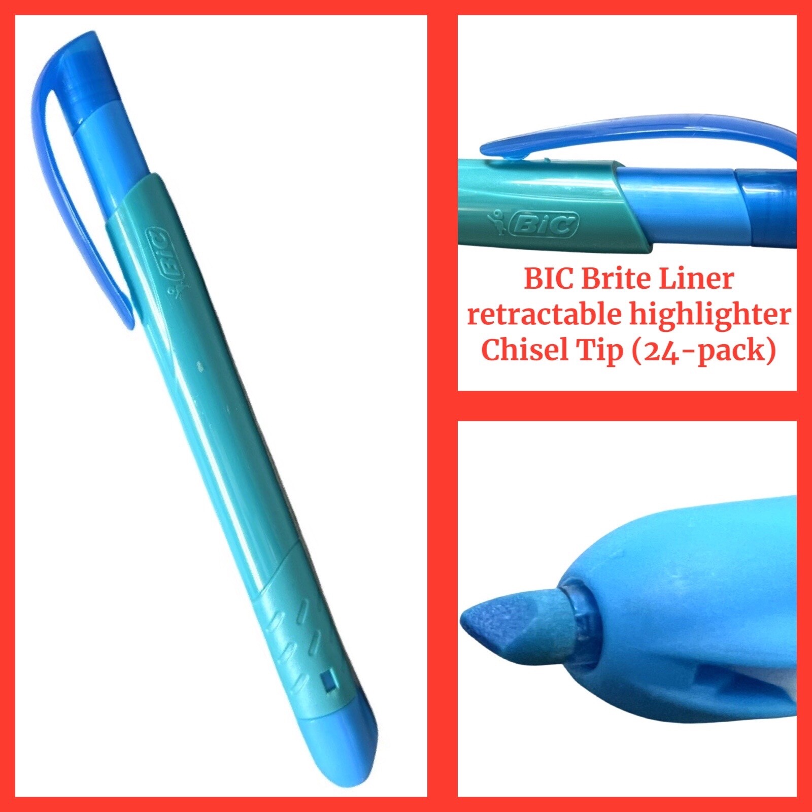 Chisel Tip - Blue -  50-pack - Buy In Bulk And Save