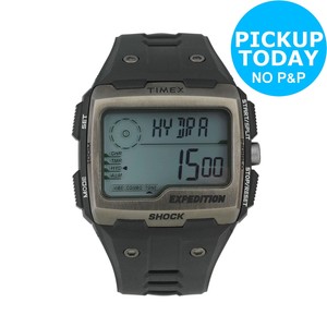 timex men's expedition grid shock digital strap watch