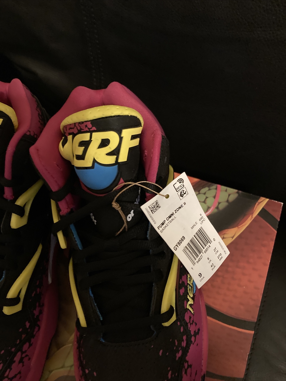 Size 9 - Reebok Pump Omni Zone 2 NERF 