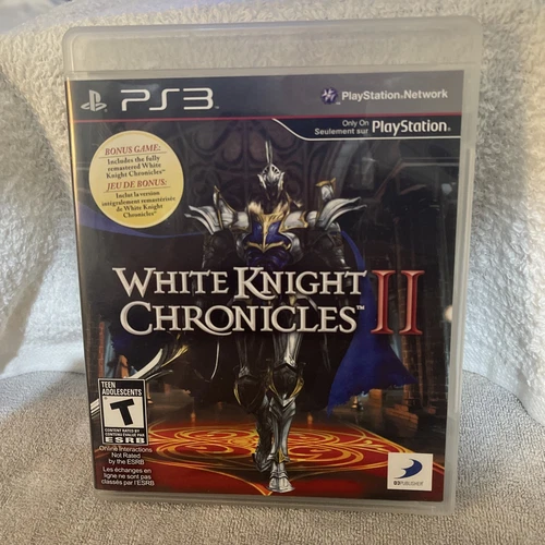 White Knight Chronicles II (Sony PlayStation 3 Complete W/manuel Disc Mint Cond.