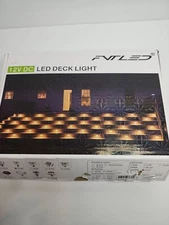 10X 45mm WW+W+CW CCT 3in1 12V Outdoor Yard Stairs Step LED Plinth Deck Lights 