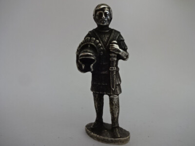 50 mm '' Metallfigur EU / Römer / Centurio / Altsilber / 2-4 Kennung