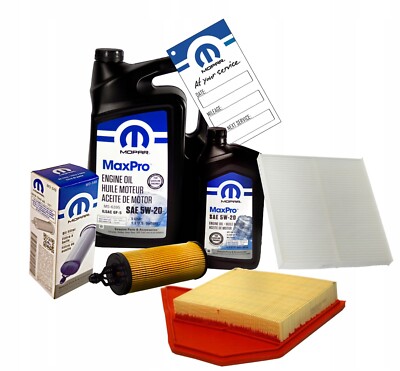  MOPAR 5W-20 6L + FILTER MO-349 + Luftfilter + Pollenfilter 3.6 TOWN & COUNTRY