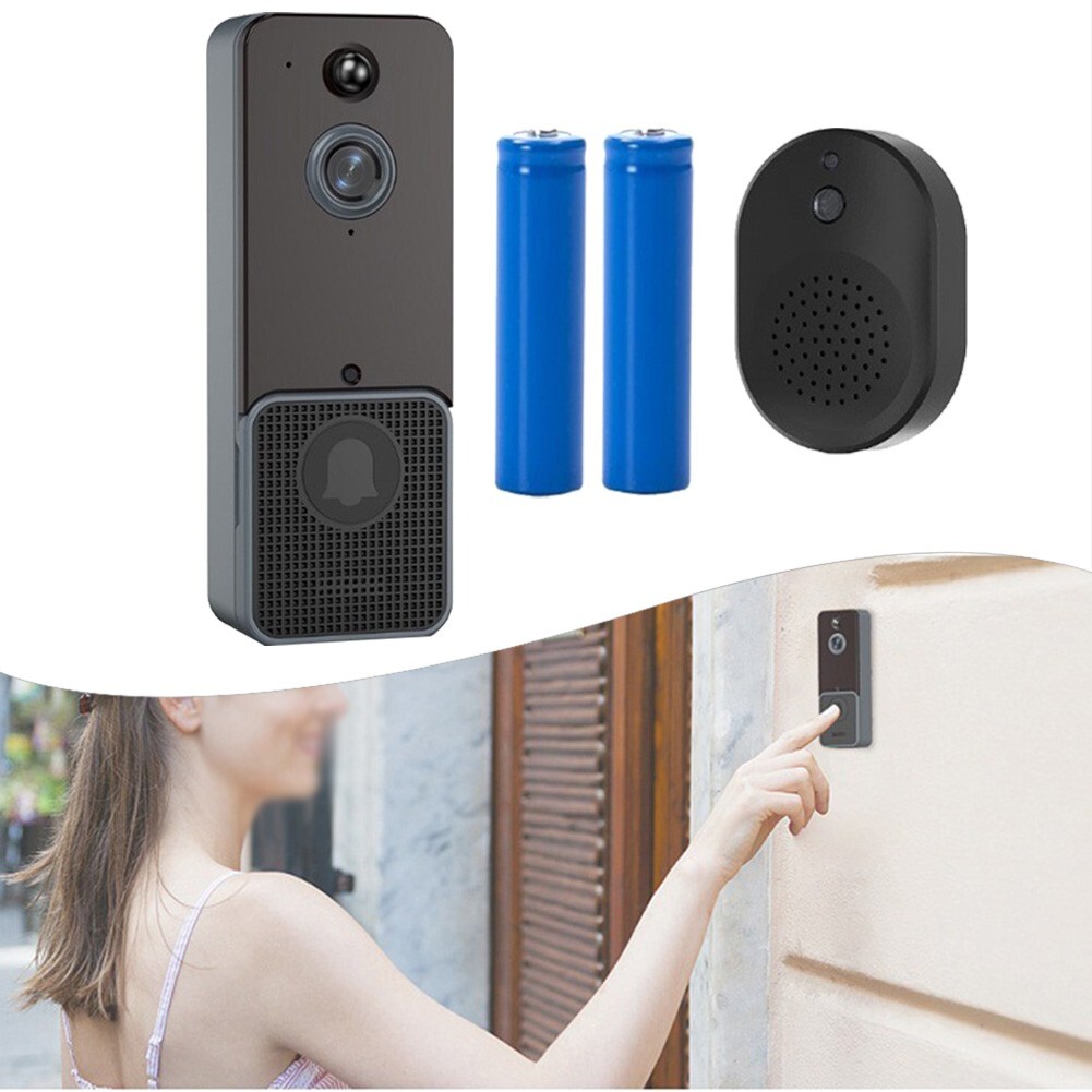 T6 Wireless Video Doorbell for Wifi Remote Home Mobile Alerts-image