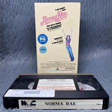 Norma Rae VHS Tape 1980 Magnetic Video Sally Field Drama Original Release Rare
