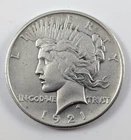 1921 High Relief Peace Silver Dollar Very Fine VF Details Key Date