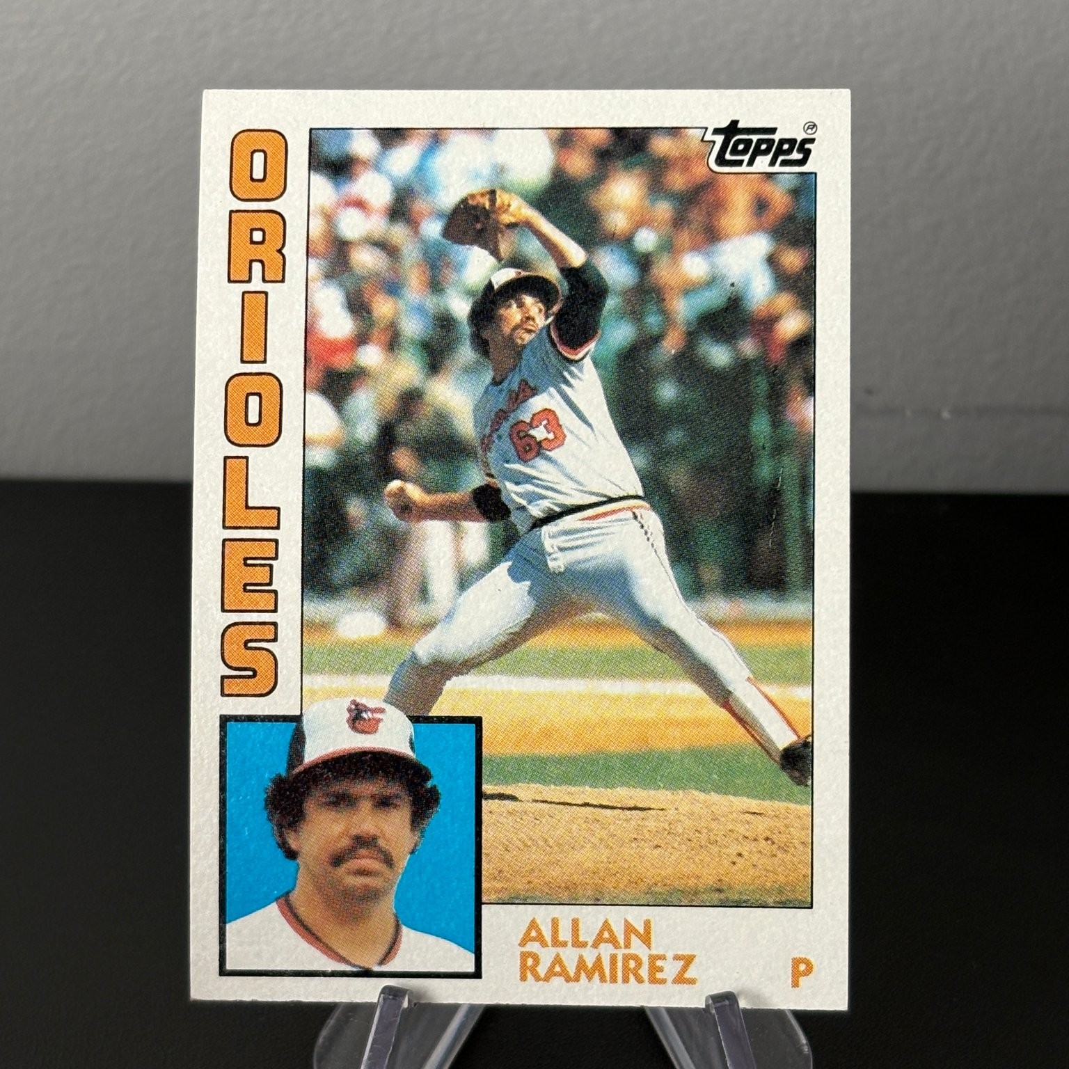 Allan Ramirez Baltimore Orioles 1984 Topps #347 Baseball Card