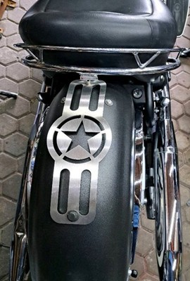 Gepäckträger SoloRack Edelstahl Chopper Bobber Harley