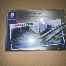 Karat Aquarell Premium Watercolor Pencils Set of 12 Colors 125M12  FREESHIP   