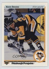 1990-91 Upper Deck French Kevin Stevens #14 0u9w