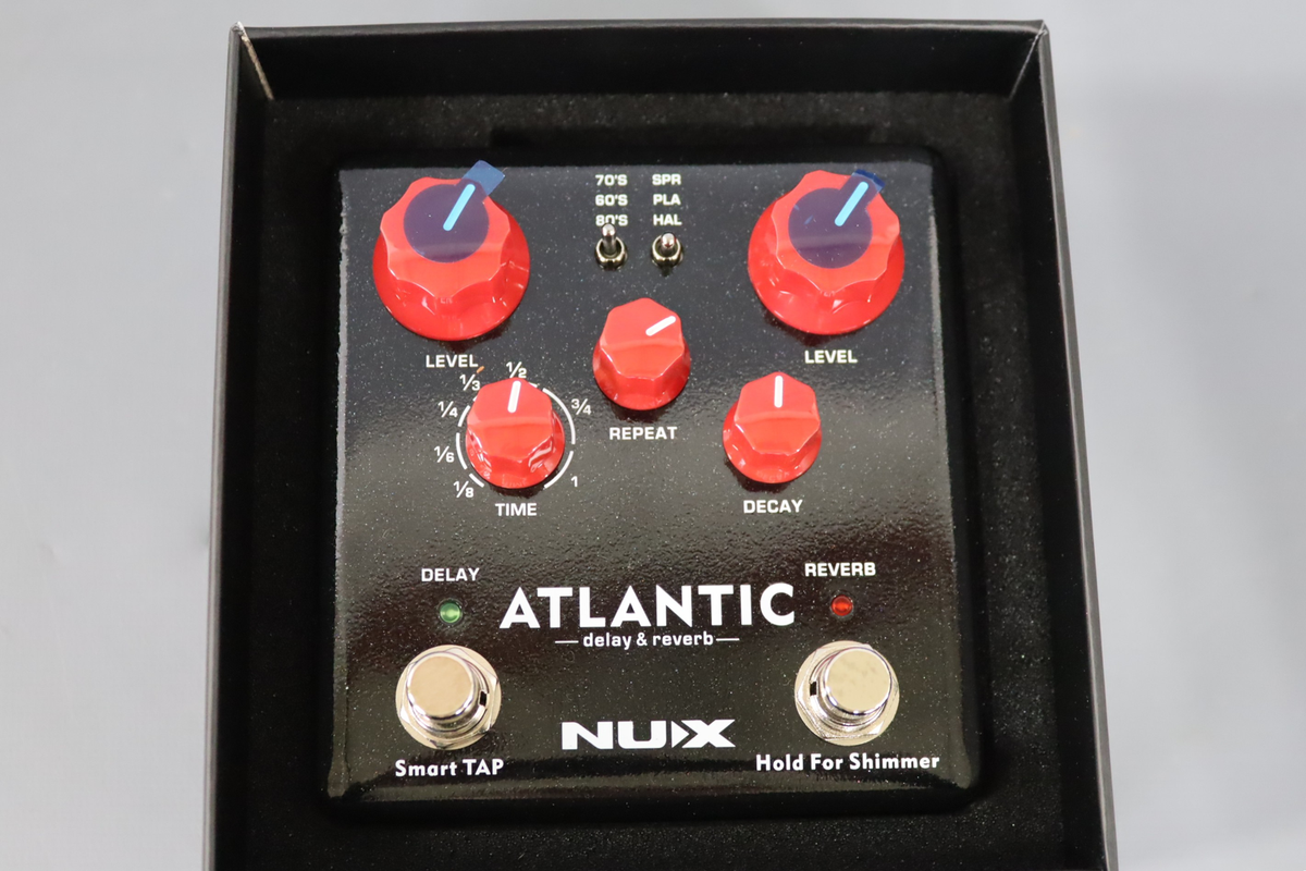 NUX Atlantic Delay ＆ Reverb Explore Nux Analog Delay: Creative Tap Tempo & Shimmer Effects