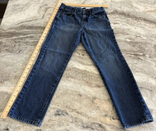 Childrens Place Boys Youth Straight Jeans Adjustable Waist Size 8 USED PICS