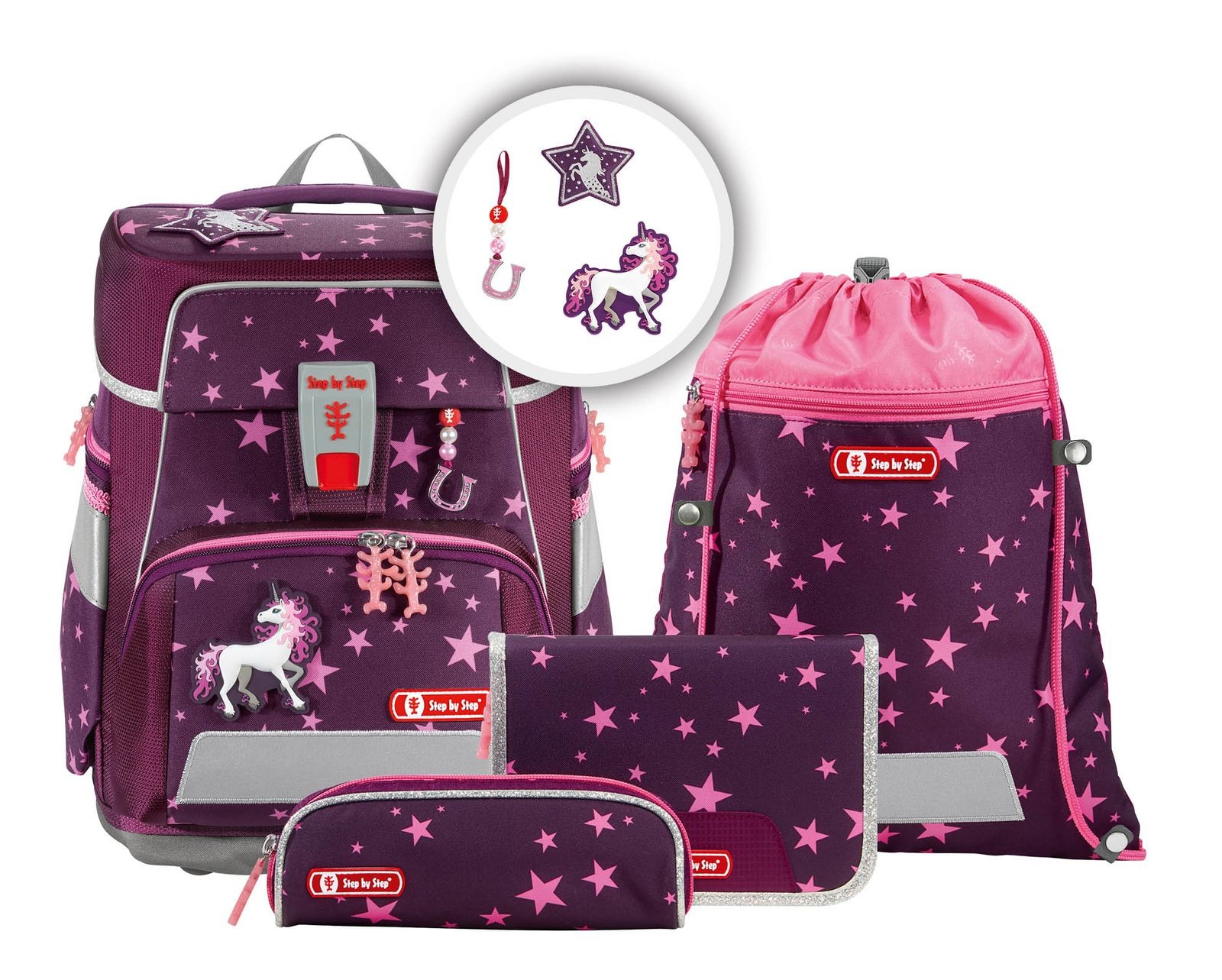 Step by Step satchel Space Unicorn Nuala