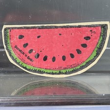 VINTAGE 80 S MELLO SMELLO WATERMELON SNIFF STICKER