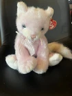 VGC Retired Ty Beanie Classic Plush Glamour the Pink Sparkle Cat Tagged