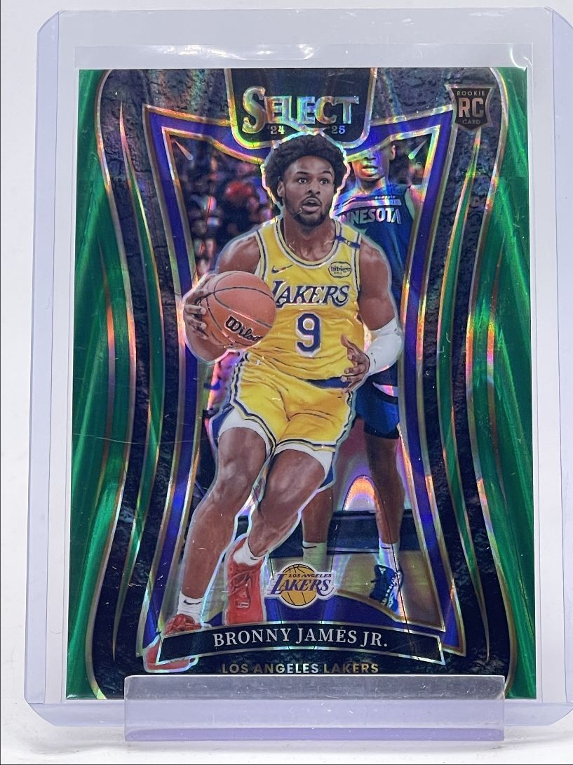 BRONNY JAMES JR. 2024-25 SELECT MEZZANINE ROOKIE GREEN TECTONIC RC Q3641