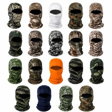 Camo Balaclava Face Mask UV Protection Ski Sun Hood Tactical Masks for Men Women