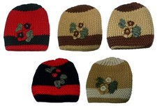 Lot Sale of 13 Warm Beanies Double Layer Women/Girls Men/Boys WSYX025
