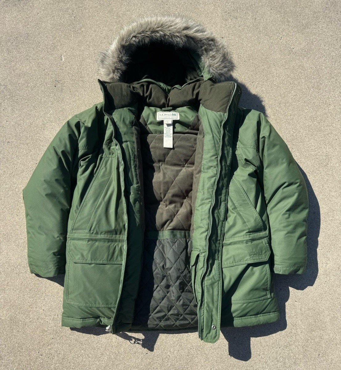 ジャケット・アウター 00s LL.Bean goose down jacket 850fi Vintage 00s LL Bean Goose Down Gore Tex Puffer Parka Jacket