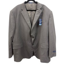 Stafford Men's Gray Big Tall Suit Jacket Blazer NWT Size 54